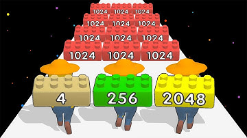 2048 Brick Runner: Max Level