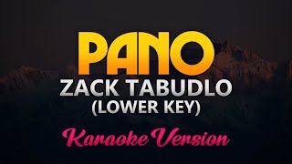 Video thumbnail of "Zack Tabudlo - PANO (Karaoke/Instrumental)(Lower Key)"