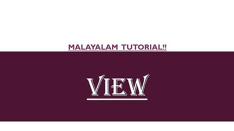 View | Views in SQL | Views in DBMS | SQL | Malayalam Tutorial