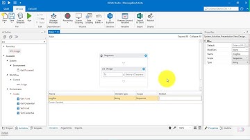 How to use Assign Activity and Message Box in UiPath Studio
