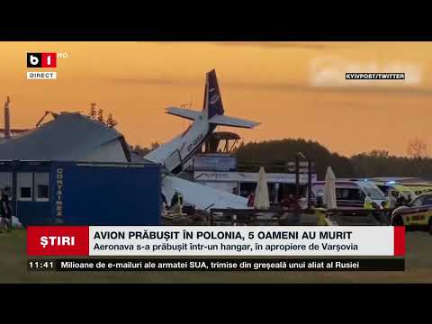 AVION PRĂBUȘIT ÎN