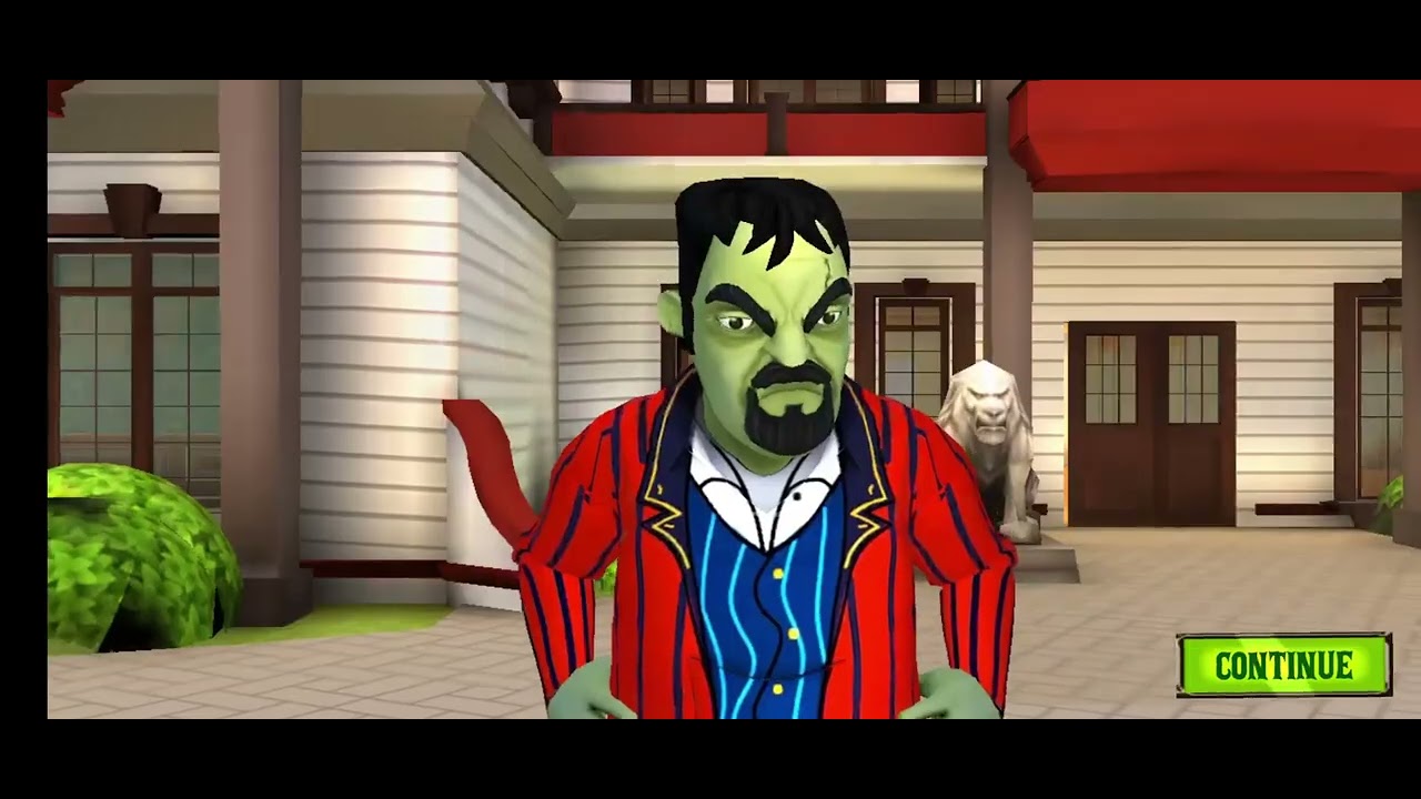 Scary stranger 3d zombie intro