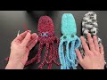 Quick workshop to knit an octopus completely on a 22 needle circular knitting machine