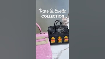 Hermes Rare and Exotic collection  #fashionstyle  #luxuryhandbag #fashion #billionaires #dubaicity