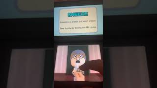 Tomodachi Life Problems Sneeze