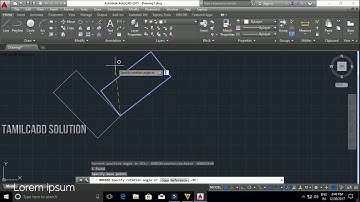 AutoCAD Modify Tool Align, Break, Break at point -- Tamil