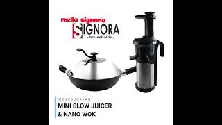 Membuat Selai Nastar Menggunakan mini Slow Juicer U0026 Nano Wok Dari Signora