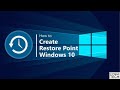 How To Create A System Restore Point In Windows 10