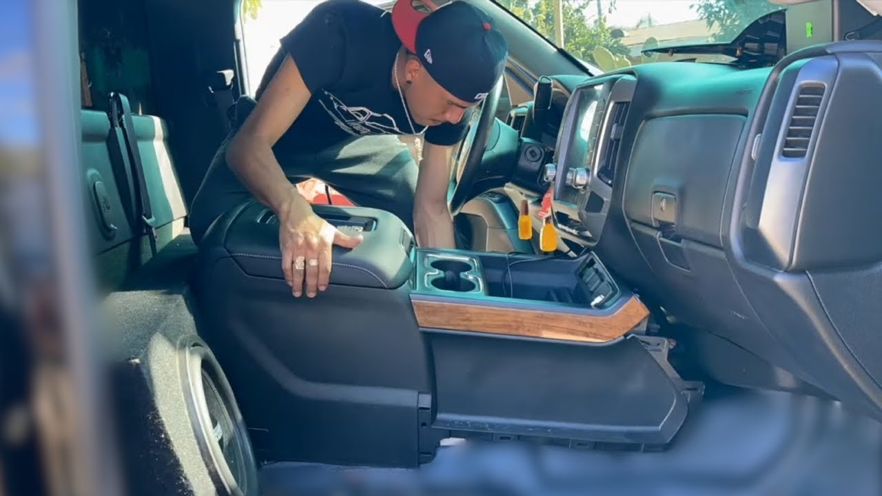 Installing A LTZ Center Console On My Truck - YouTube