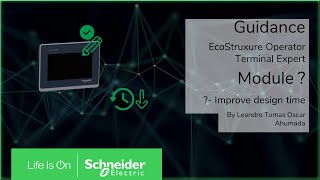 Guidance EcoStruxure Operator Terminal Expert - Improve development time along with Machine Expert