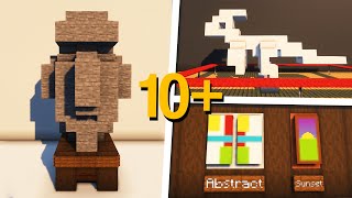 Minecraft: 10+ Museum Build Hacks & Ideas!