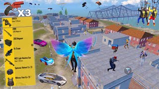 NEW BEST LOOT GAMEPLAY😍 X3 FLARE GUN😱 PUBG Mobile - BGMI screenshot 1