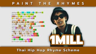 1MILL - TONY JAA (เนื้อเพลง+คำสัมผัส) | Paint The Rhymes (25)