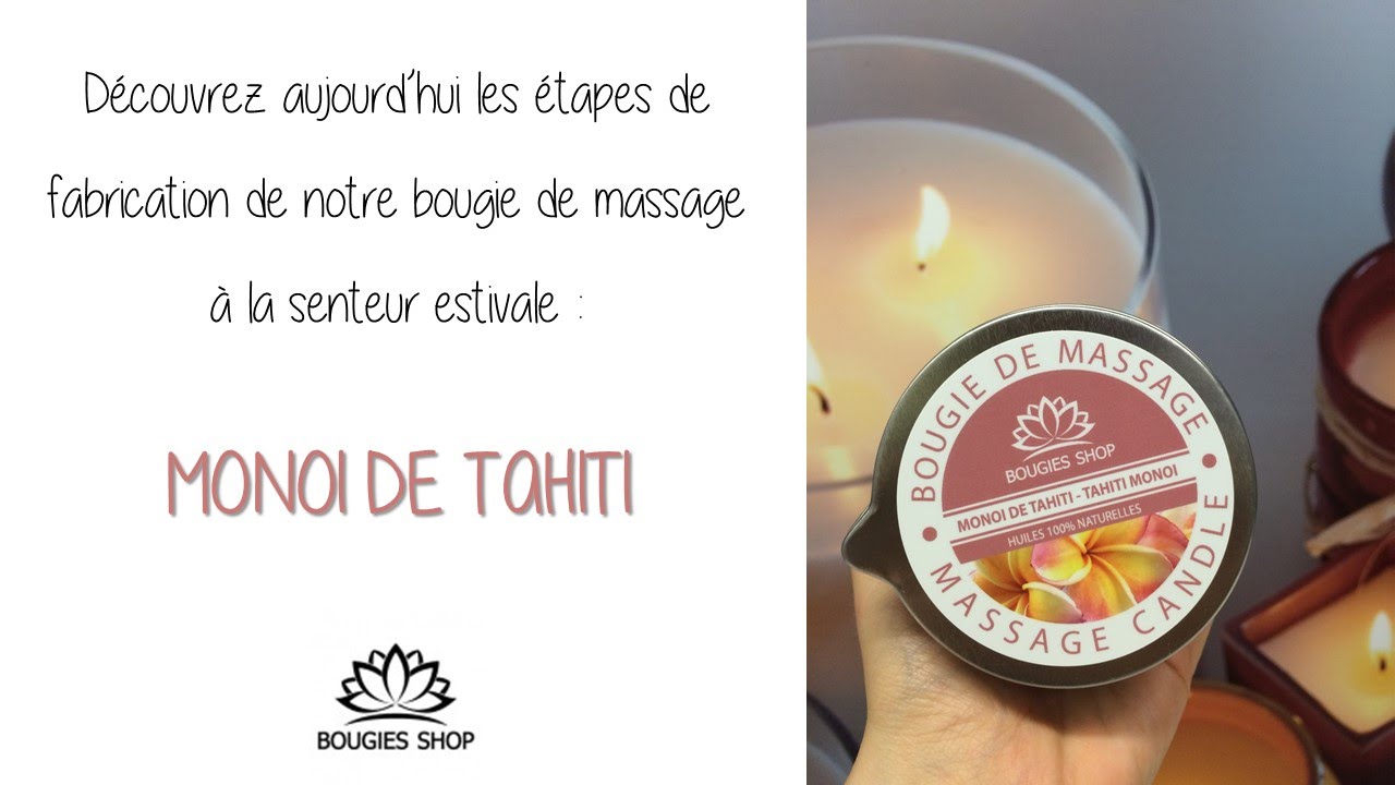 UNE PERLE DE TAHITI DANS LA BOUGIE AU MONOI