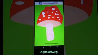 Magical Mushroom Masterpiece: Epic Finger-Painting Tutorial on IbisPaint X with iPad! screenshot 5