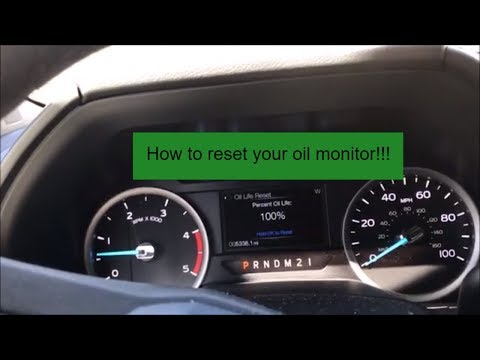 2019 Ford F250 Superduty 6.7 Oil Monitoring Reset after an oil change - How To