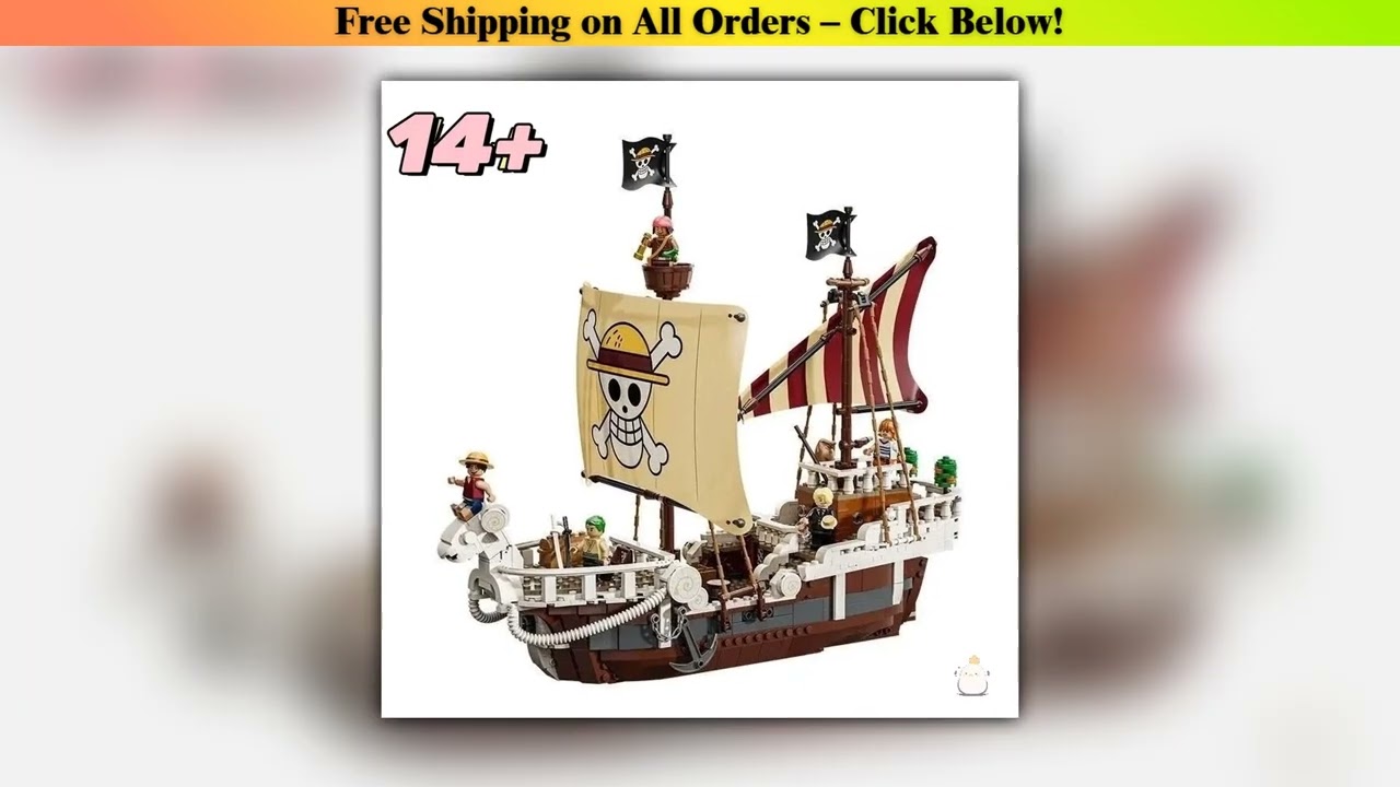 In stock 2025 NEW ONE PIECE Merry Boat Luffy 75639 Building Blocks Bricks Set Toys For Children Bir