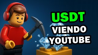 GANA MINEROS GRATIS | MINAR USDT | GANA USDT VIENDO YOUTUBE