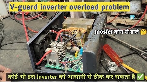V guard inverter repair✅ // overload problem #vguard #electrical #like #mosfet #overlord 