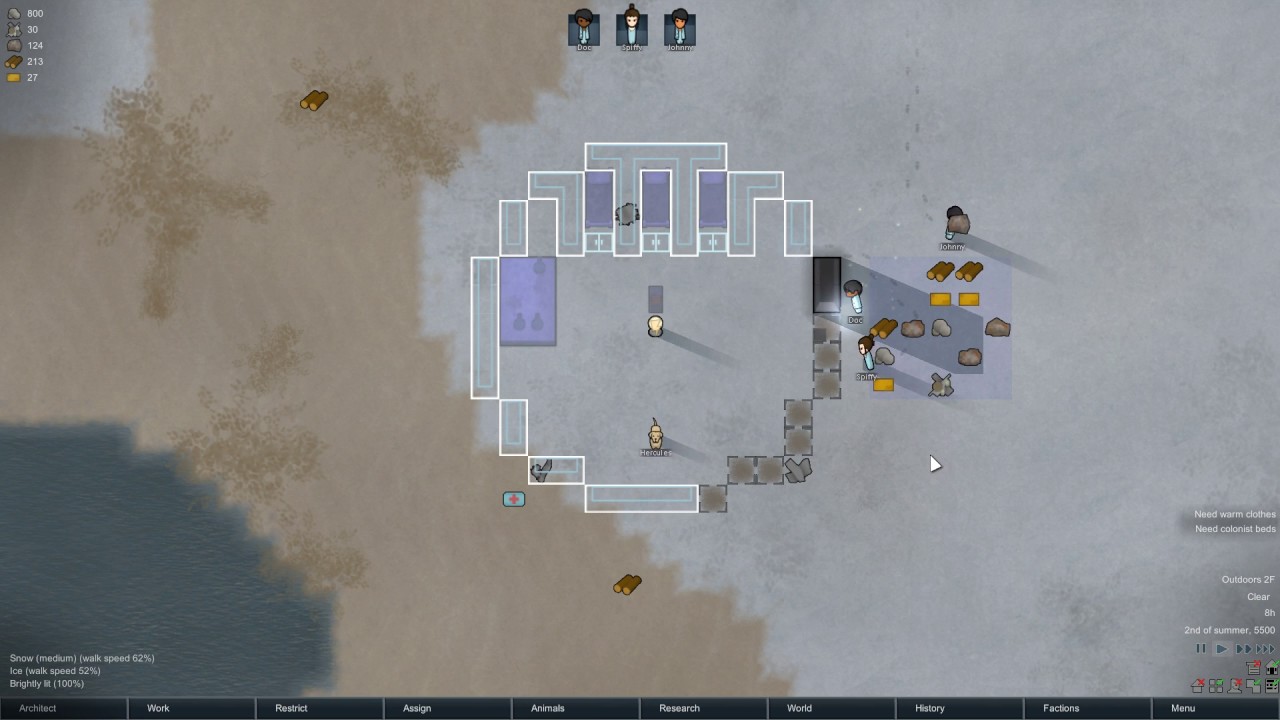 RimWorld Alpha 16 - Wanderlust / Let's Play Sea Ice! Part 1