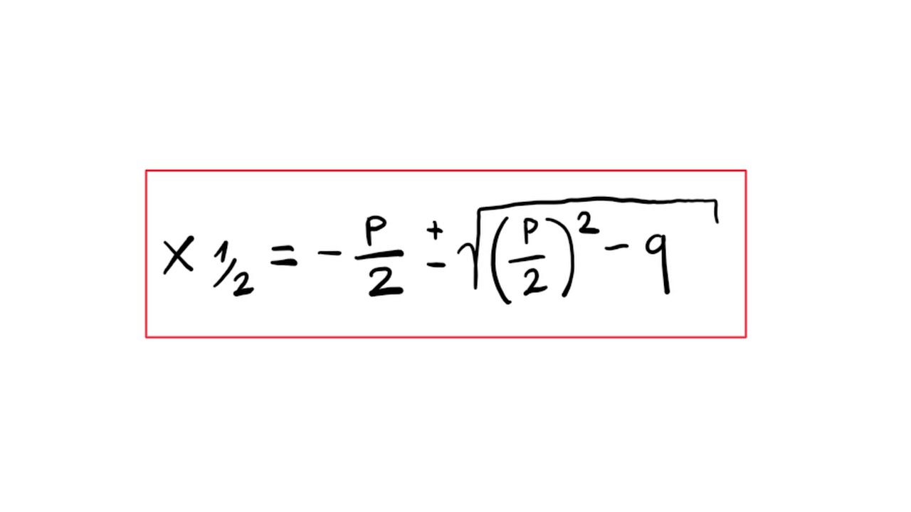 Warum die pq-Formel funktioniert