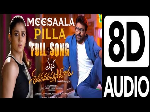 Meesaala Pilla Song 8D AUDIO | Mana Shankara Varaprasad Garu |