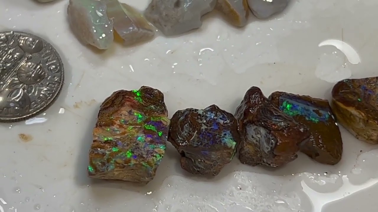 AUSTRALIAN MIXED OPAL FIELDS ROUGH GORGEOUS GEMS 100 AND ALL WITH COLOR opal_digger SELLING ON eBay