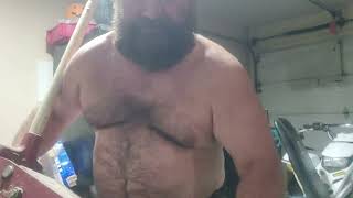STRENGTH TRAINING! With hairy fat sasquatch.
