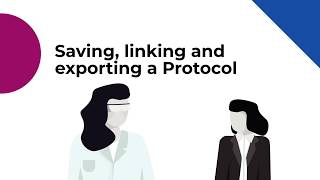 How to save, link and export a protocol | SciNote tutorial