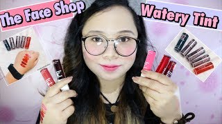 The Face Shop Watery Tint Swatches Review