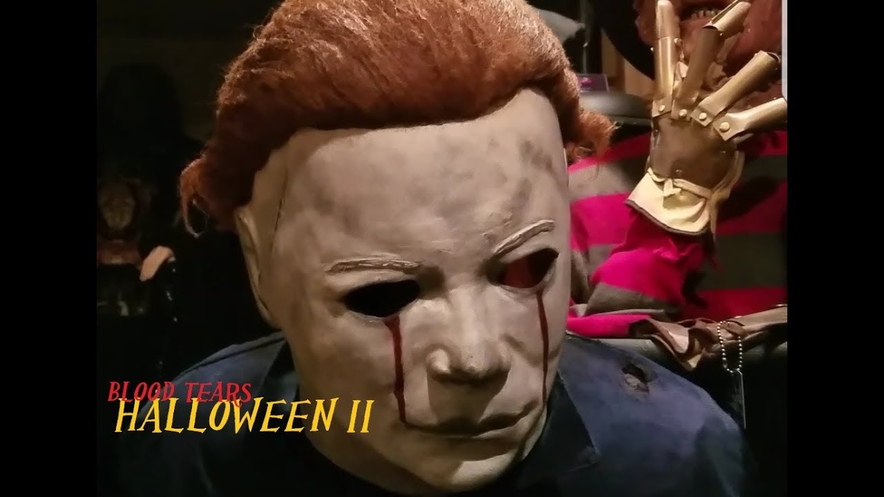 Halloween 2 Michael Myers mask by CGP - Warlock blood tears version