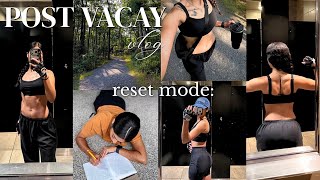 REALISTIC POST VACATION RESET ✈️ | unpacking, car vlogs, gym workout, healthy habits & more 🤍
