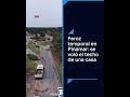 FEROZ TEMPORAL EN PINAMAR: SE VOLÓ EL TECHO DE UNA CASA