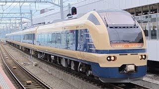 [山形庄内夏の観光キャンペーン]回3M E653系 U101編成(583系風塗装編成) 特急いなほ3号酒田行の送り込み回送 回送列車が新潟駅5番線に入線するシーン