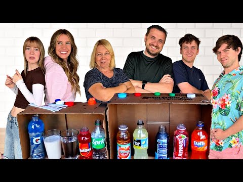 Mystery drink challenge whoever guesses the most drinks WINS