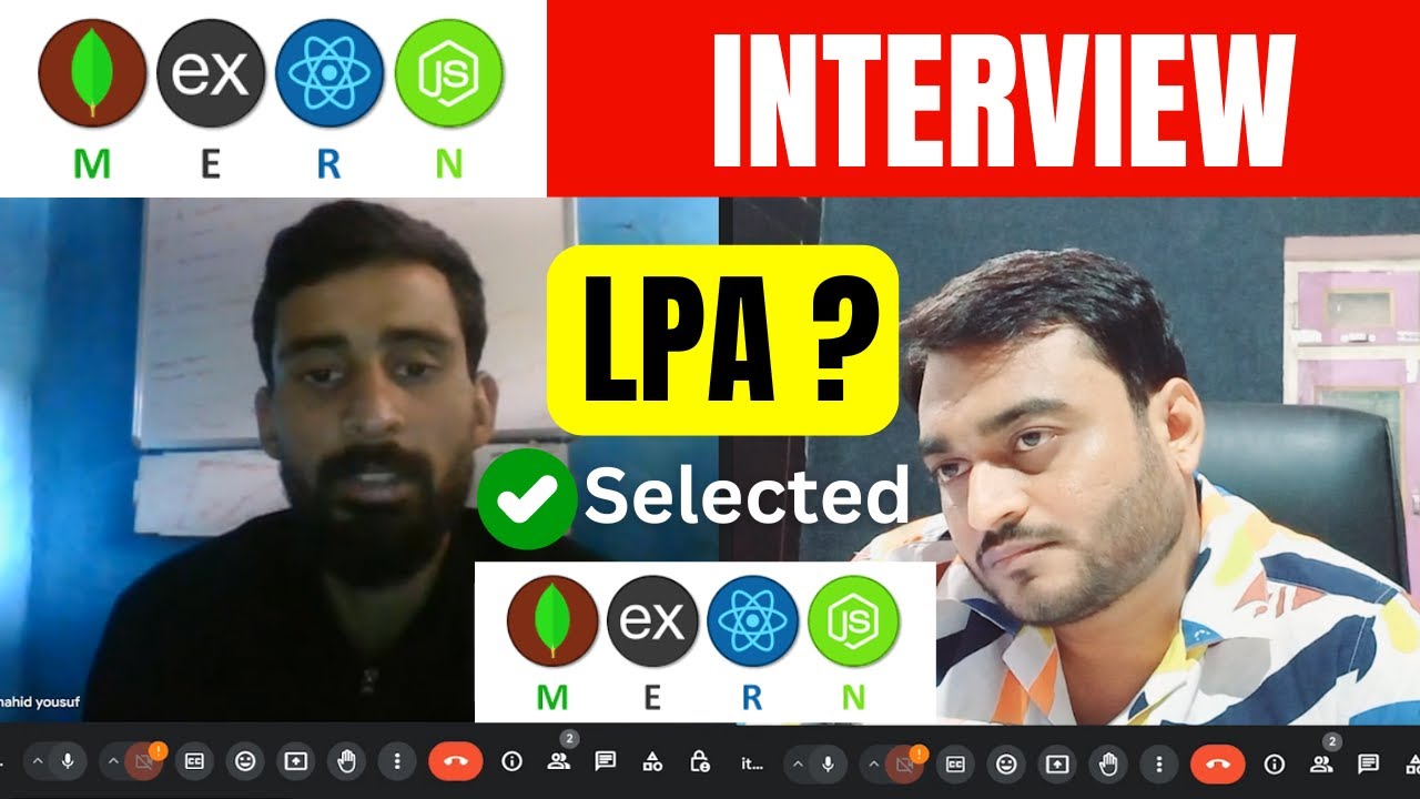 L2/R2 - Salary Negotiation | Exp 3 Years | MERN Stack Interview ...