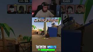 one in the chamber clip on combat arena 😩 #zomballr #roblox #streamer #robloxclips #gaming #rage