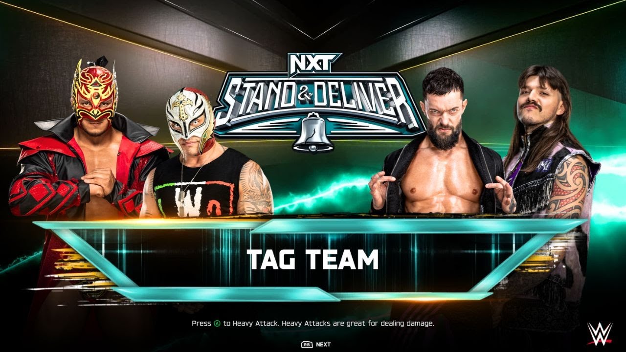 WWE 2K25 - Драгон Ли Рей Мистерио против Финна Балора и Доминика Мистерио | Командный матч | WWE