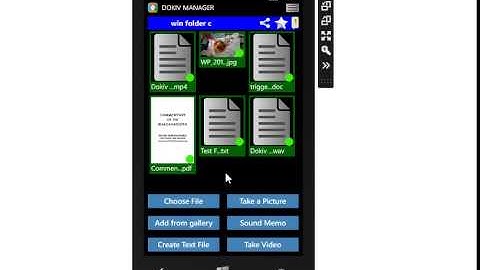 Dokiv File Manager for Windows Phone 8.1 Demo-3