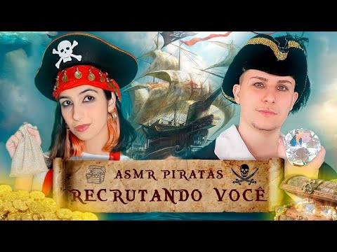 ASMR - PIRATAS TE SEQUESTRANDO! ☠