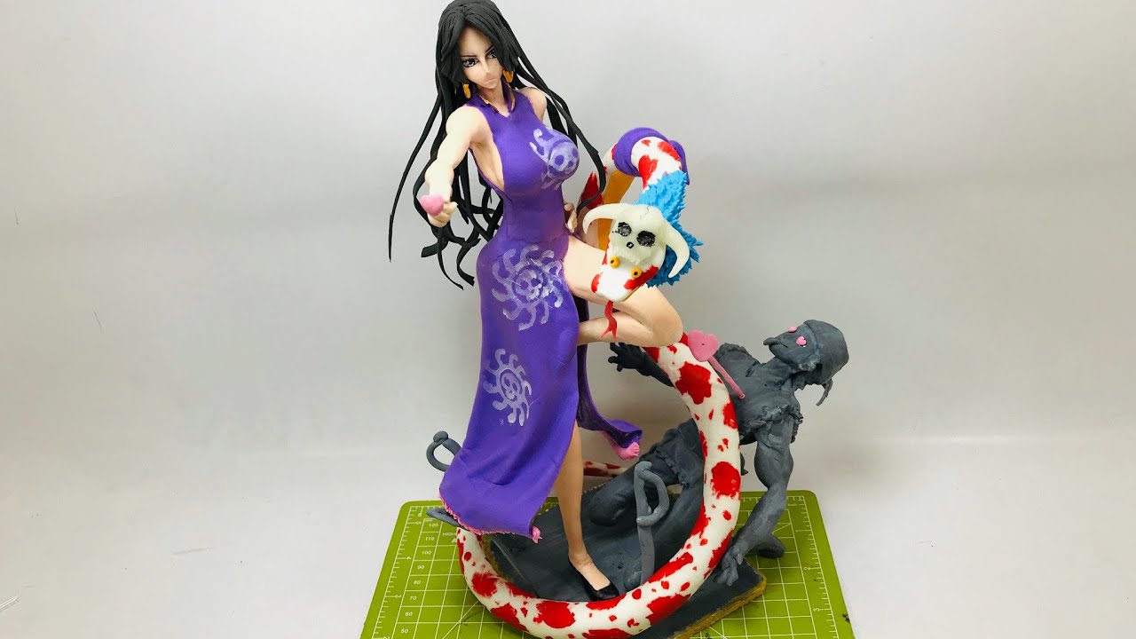 How To Make Figure boa hancock - one piece - Vua hải tặc - KICO CLAY
