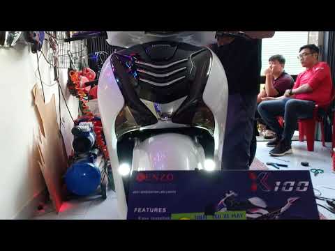 Video SH 2019 độ 1 cặp trợ sáng X100 KENZO nhỏ gọn sáng siêu... - youtube