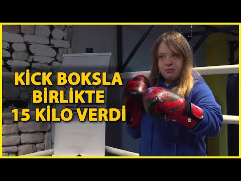 Down Sendromlu Sıla, Hayata Kick Boks ile Tutunuyor