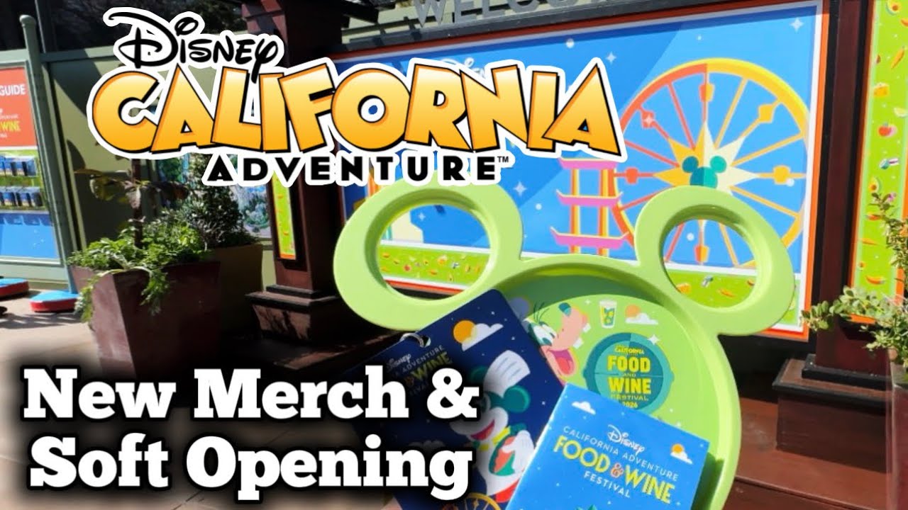 NEW Disneyland Merch Drop + Food & Wine Festival Soft Opening at Disney California Adventure!