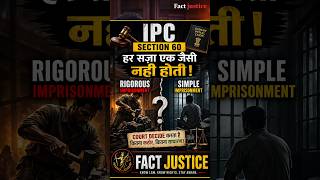 “Half Jail Hard, Half Easy? 😳 | IPC Section 60 Explained ⚖️ | Mixed Punishment Truth!”