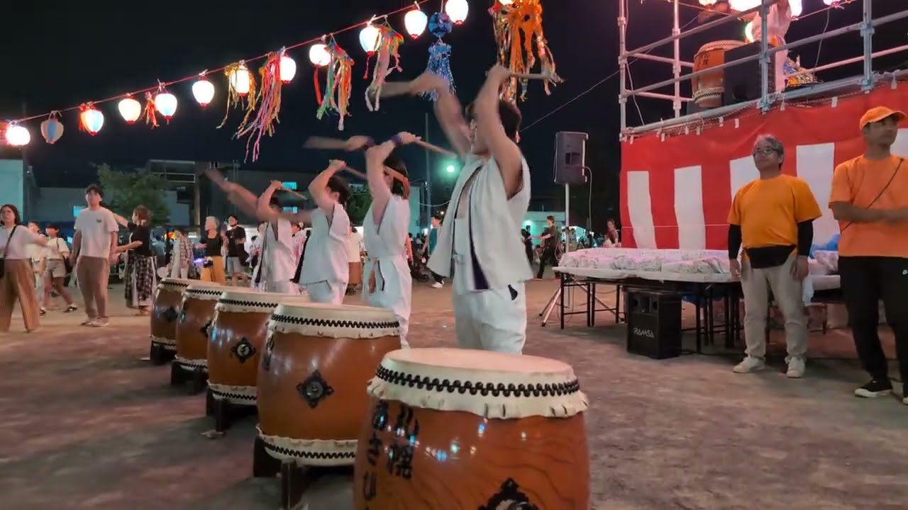 2026年8月17日 鹿の原町内会盆踊り 早叩き - YouTube