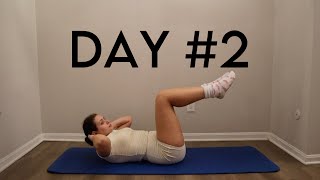 Day #2 Spring 30 Day Workout Challenge - 16 Min Core Pilates At Home No Equipment