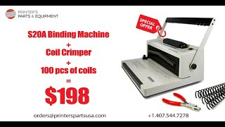 S20A Binding Machine
