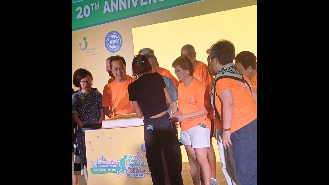 Deputy PM Gan Kim Yong at Pathlight School 20th Anniversary.