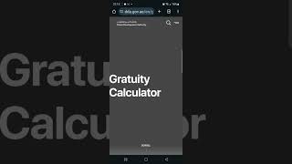 UAE Gratuity Calculator online | Free online gratuity calculator #gratuitycalculation screenshot 3